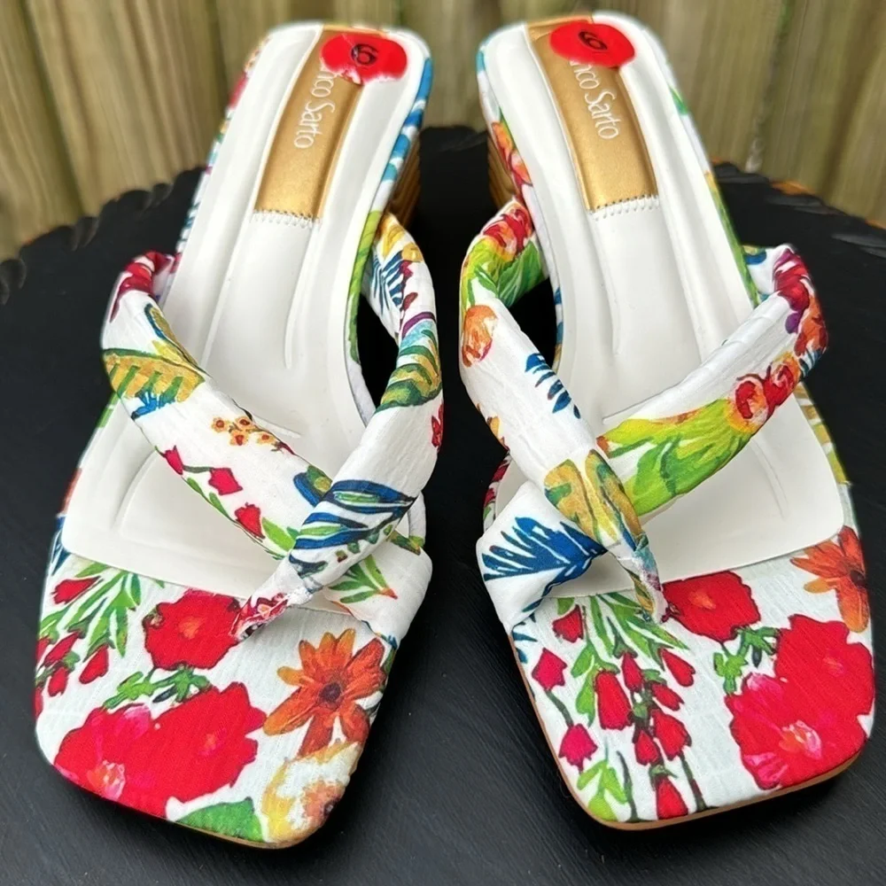 FRANCO SARTO Carmella Slide Sandal, size 6 - Picture 6 of 9